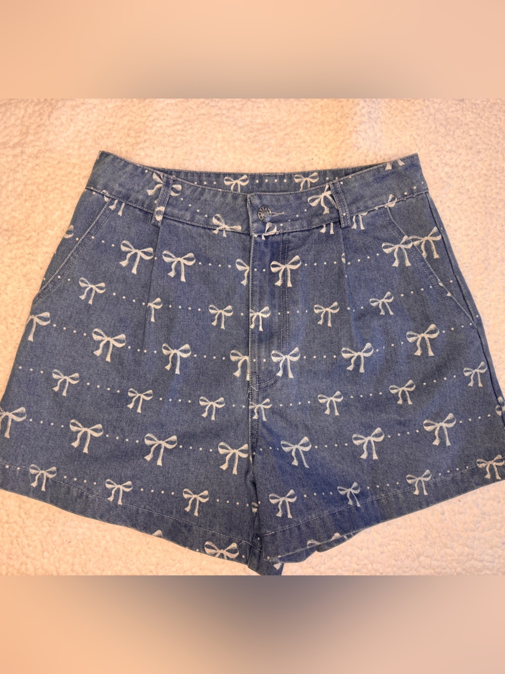 Entro Bow Print Shorts